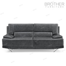 Spätestes Design entspannen Sofakissen 2 Sitzer Luxus Ecksofa elegante Leder Lounge Sofa